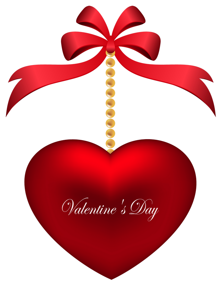 Transparent Valentines Day Deco Heart PNG Picture.