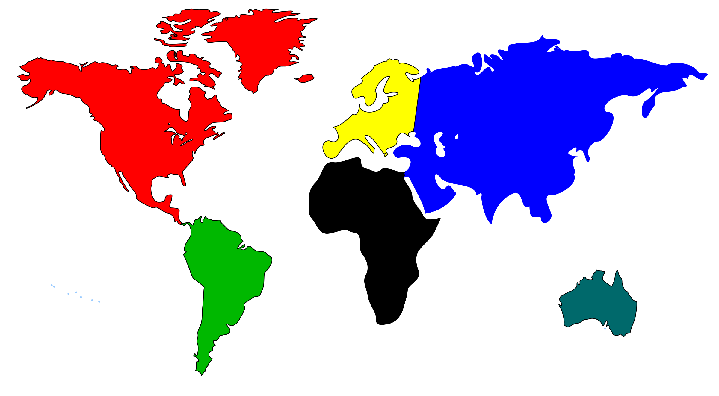 Free clipart world map.