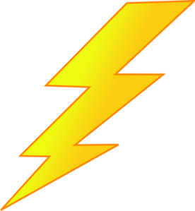 Lighting Bolt Clip Art.