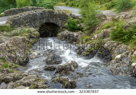 Ashness Bridge Stock Photos, Royalty.