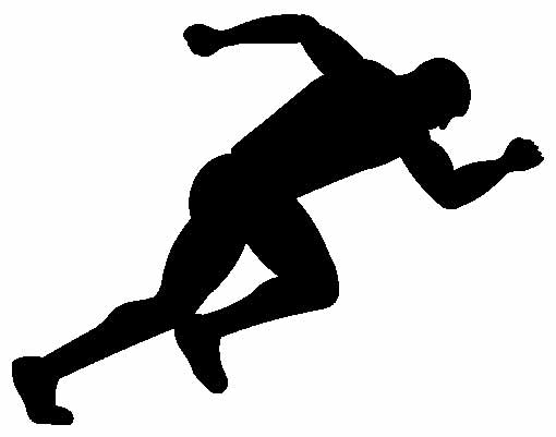 Athletics clipart black and white 1 » Clipart Station.