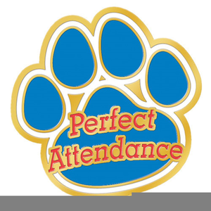 Perfect Attendance Clipart.