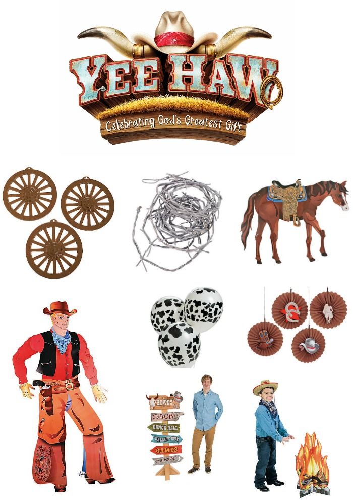 Yee Haw VBS Decor Ideas.