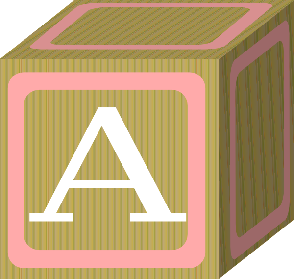 Baby Blocks Abc 2 A Clip Art at Clker.com.