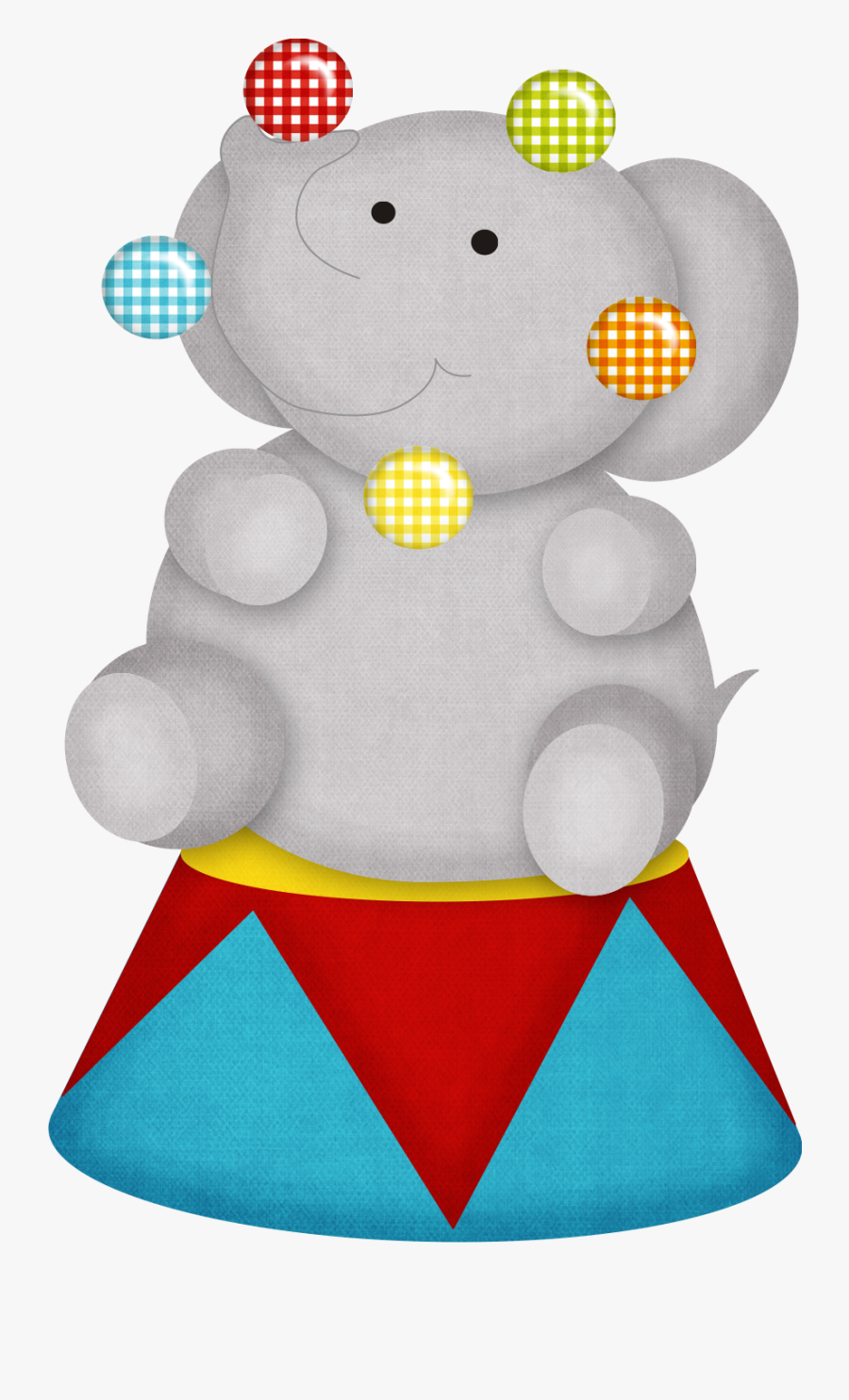 Circus Elephant Clipart.