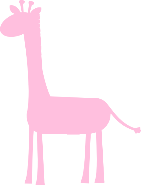 Baby Pink Giraffe Clip Art at Clker.com.