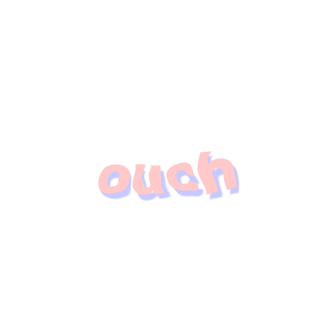 ouch words babygirl kawaii cute tumblr png overlay.