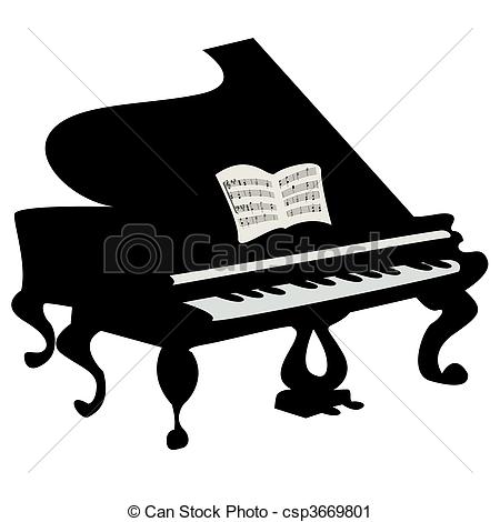 Grand piano Clipart and Stock Illustrations. 1,850 Grand piano.