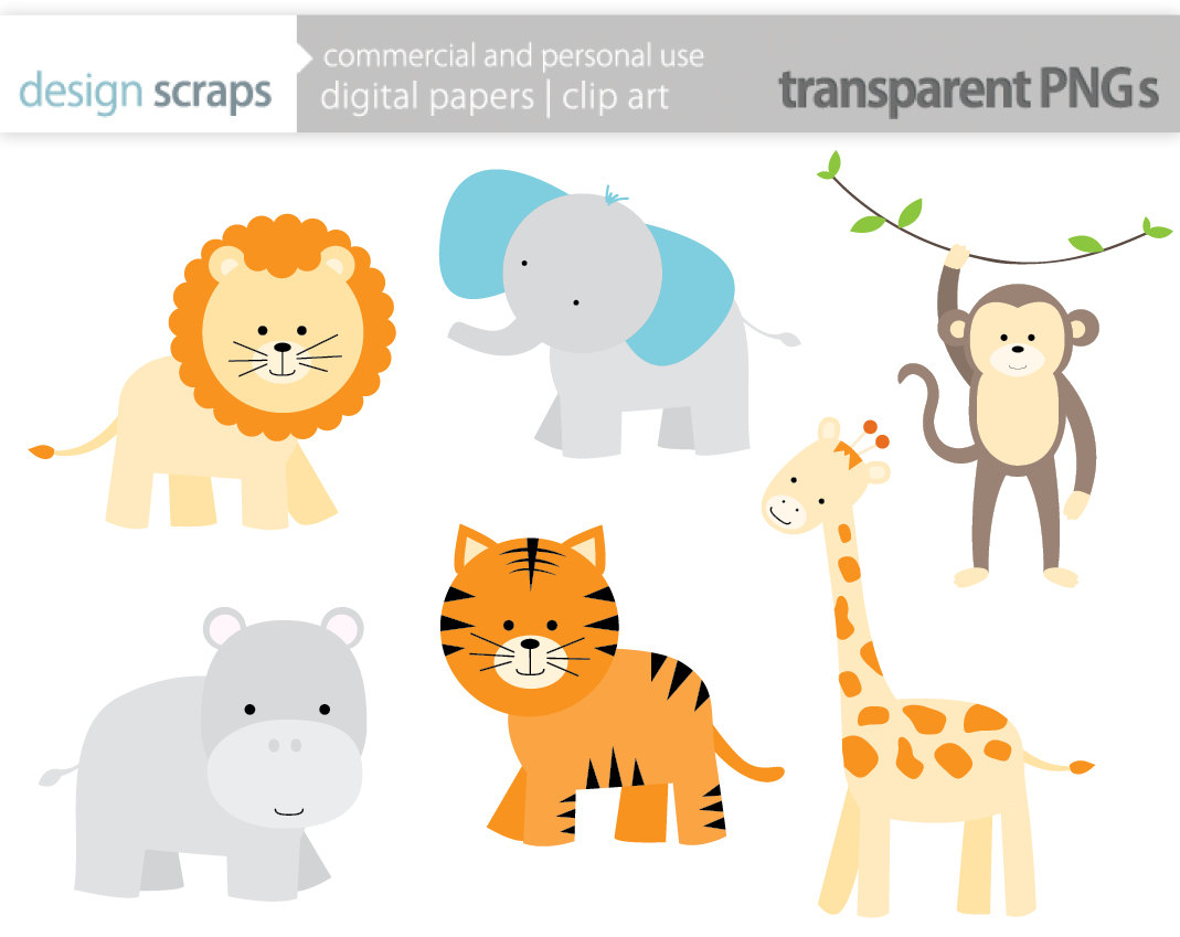 free20clip20art20baby20animals. baby animal clipart baby jungle.