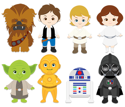 Wall Stickers For Kids Star Wars Clipart in 2019.