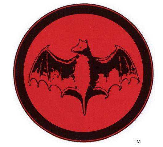 Bacardi Bat Logo 1890 in 2019.