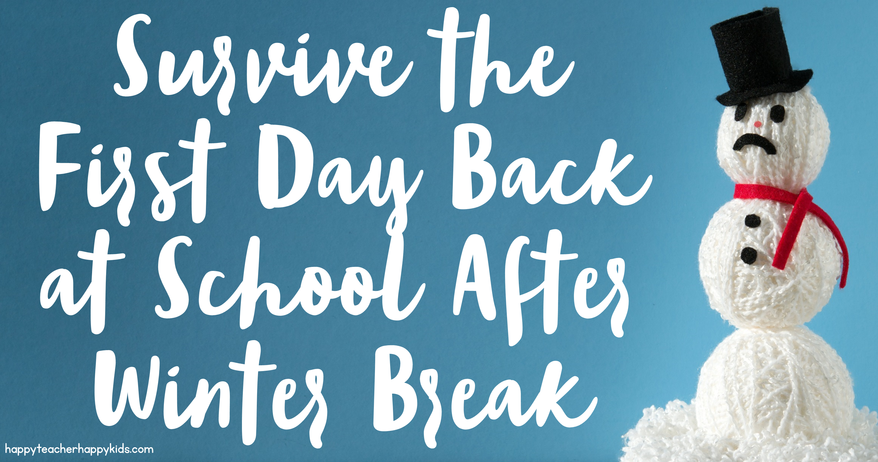 Back To School From Winter Break Clipart.