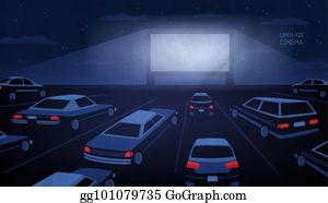 Outdoor Movie Clip Art.