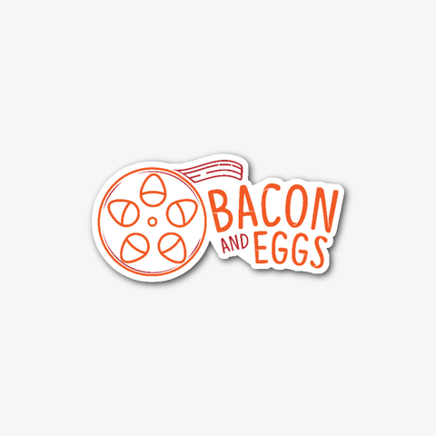 Bacon and Eggs Logo Sticker.