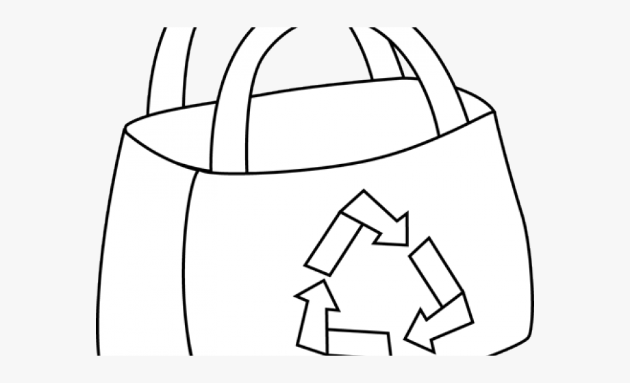 Clipart Black And White Shopping Bags , Transparent Cartoon.