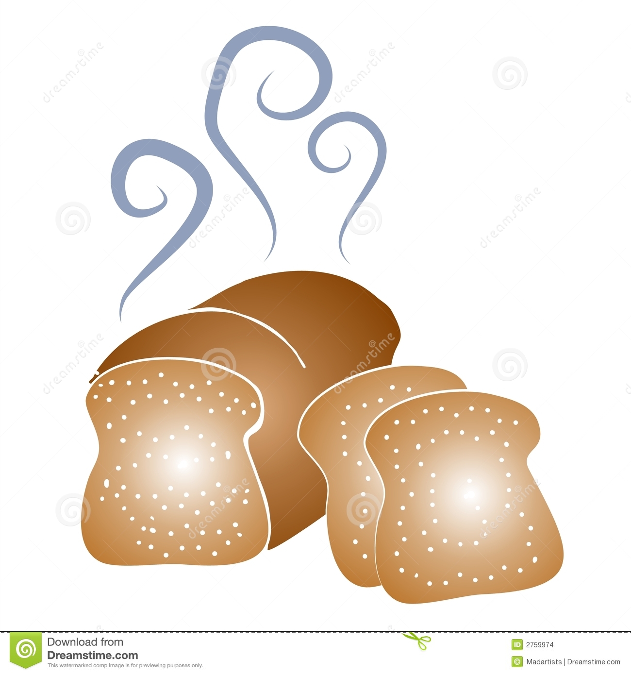 Fresh Baked Bread Clipart Stock Images.