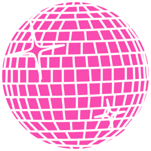 Pink Mirror Ball.