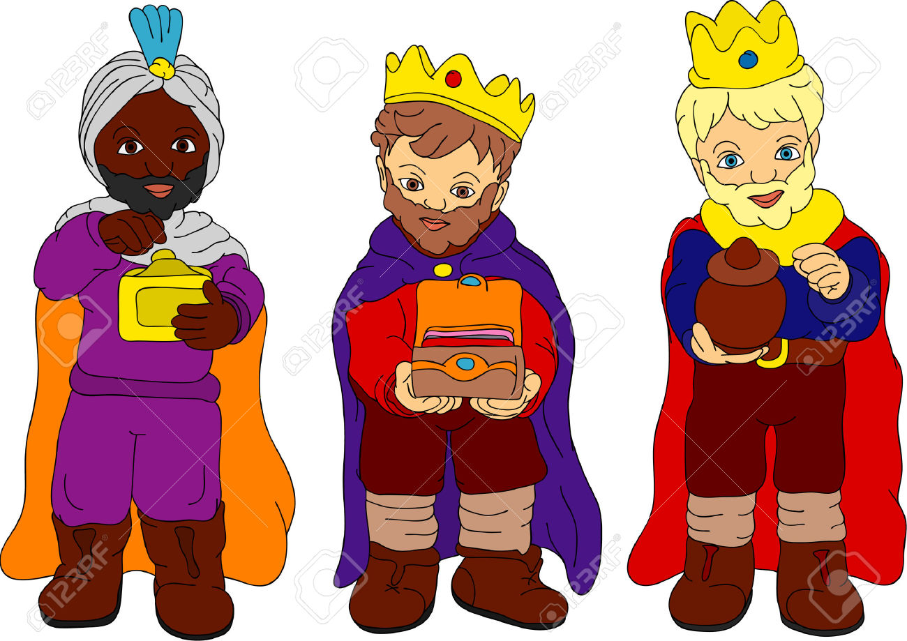 Christmas clipart three kings free.