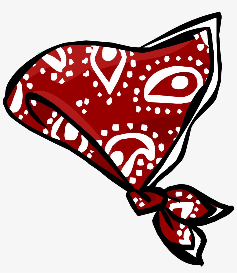 Red Paisley Bandana.