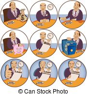 Bank manager Clip Art and Stock Illustrations. 28,921 Bank.