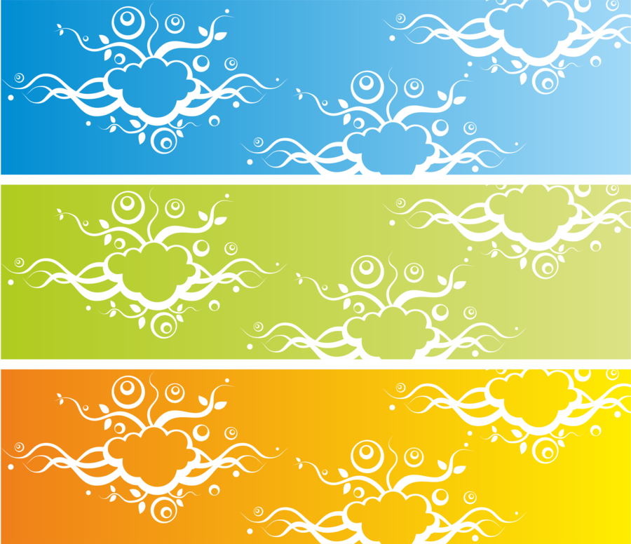 Flower Border Design clipart.