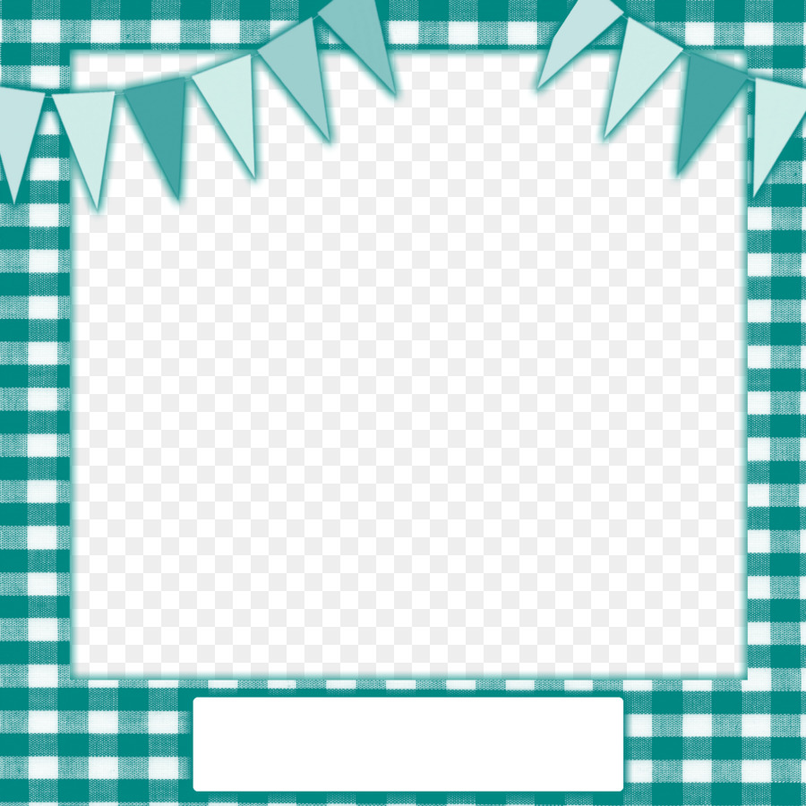 Blue Banner Frame png download.