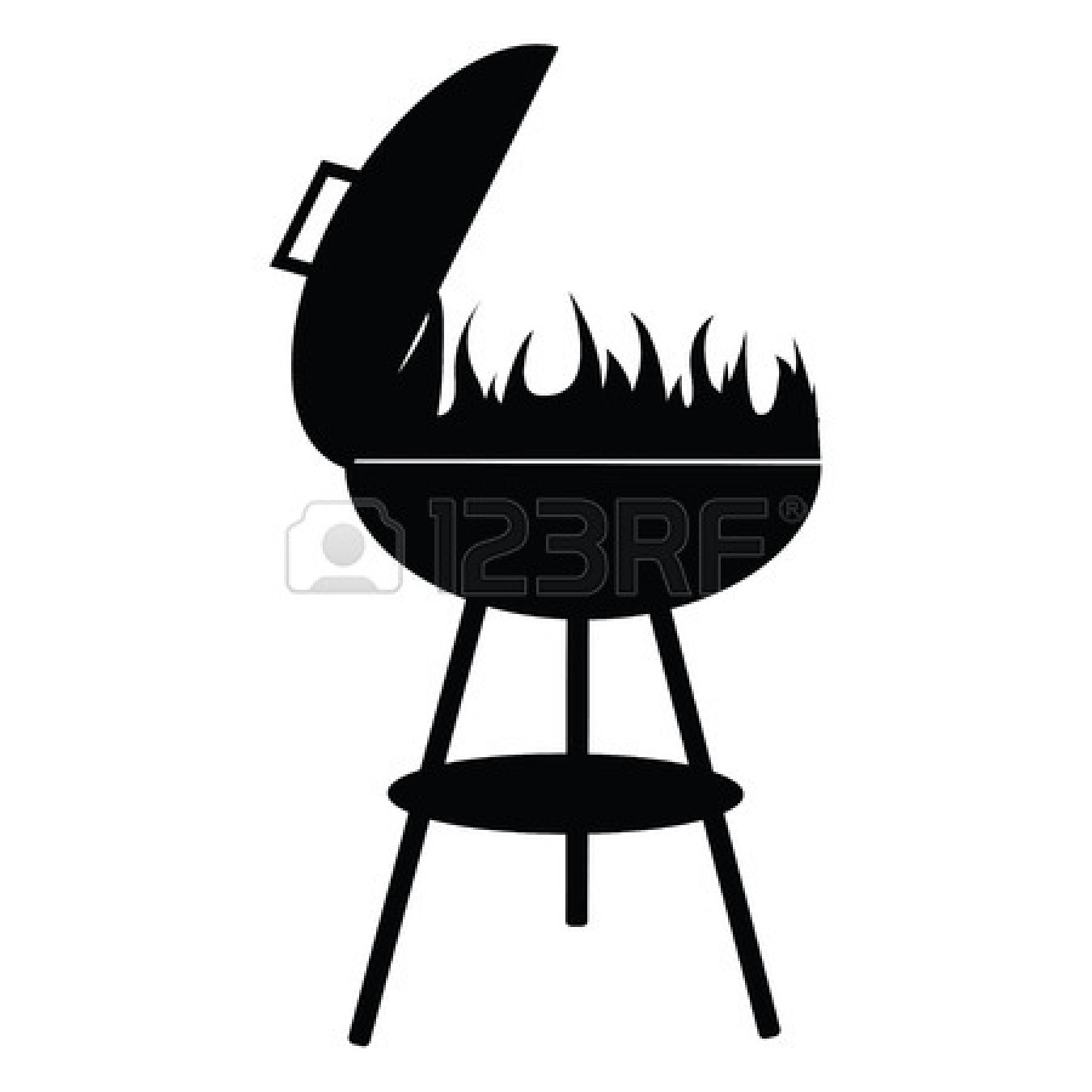 Bbq Silhouette Clipart.