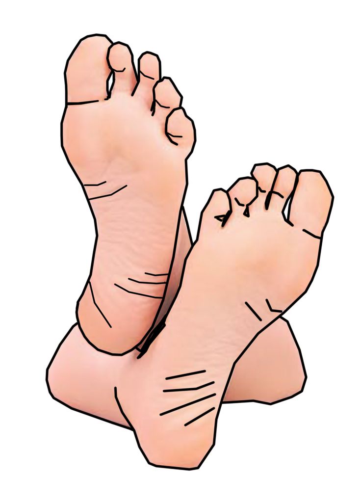 Bare feet clip art.