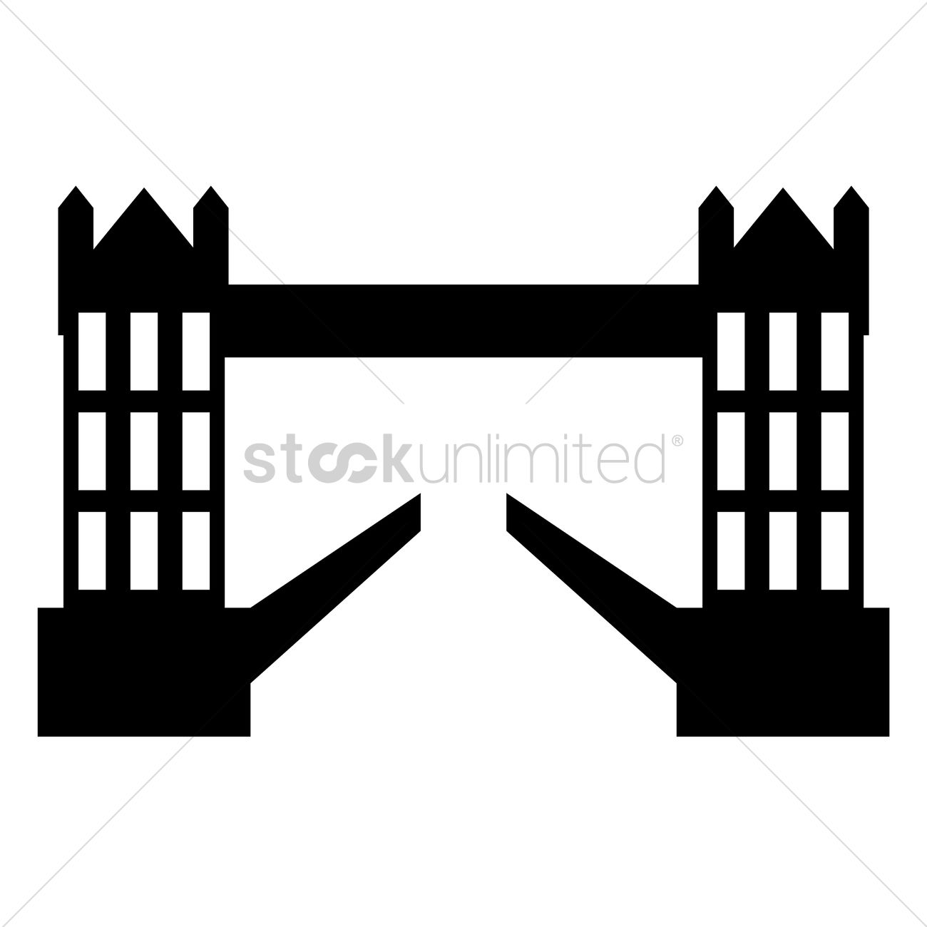 Free Bascule Bridge Stock Vectors.