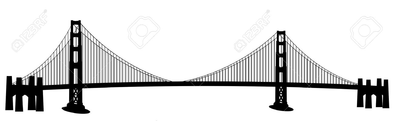 Bay bridge clipart.