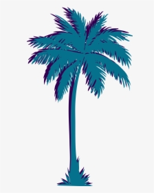 Vaporwave Palm Tree Png, Transparent Png , Transparent Png.