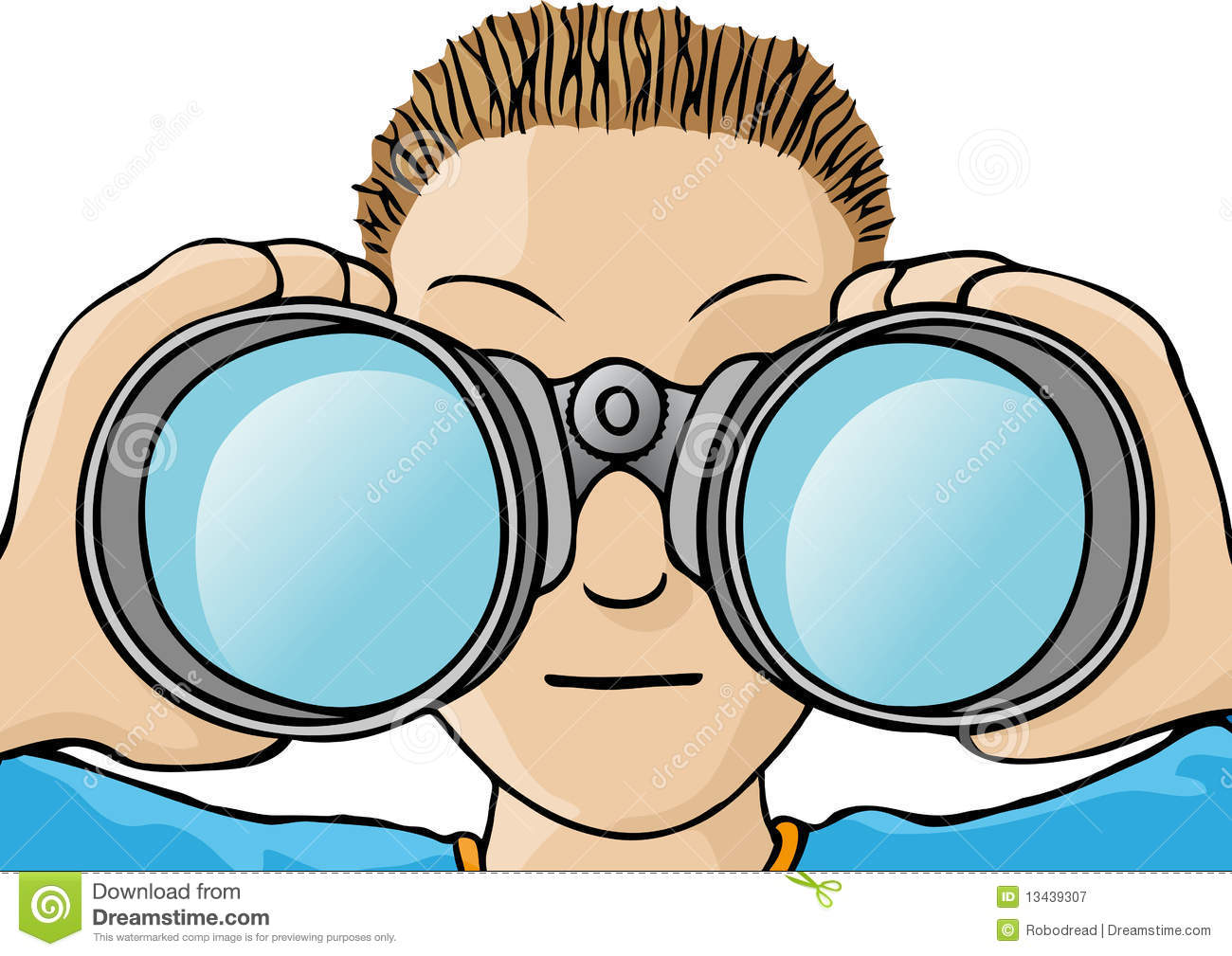 Binoculars clipart.