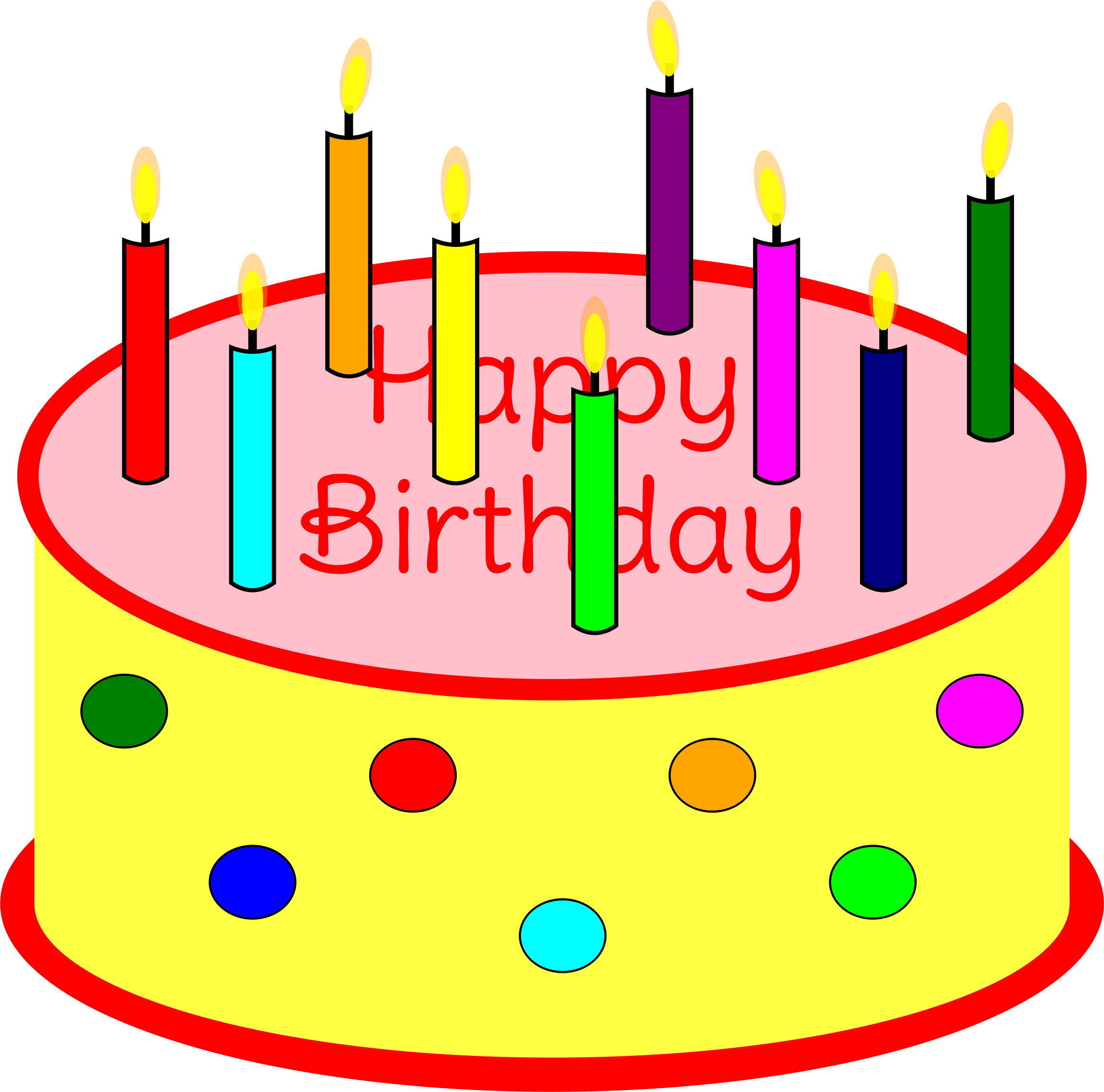 Birthday cake clipart animated 4 » Clipart Station.