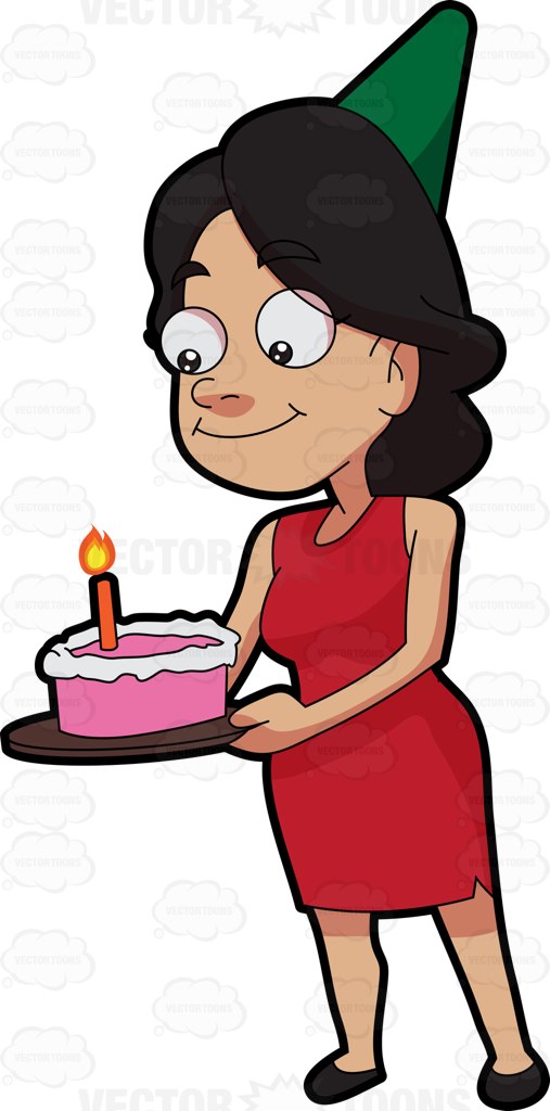 Clipart Birthday Woman.