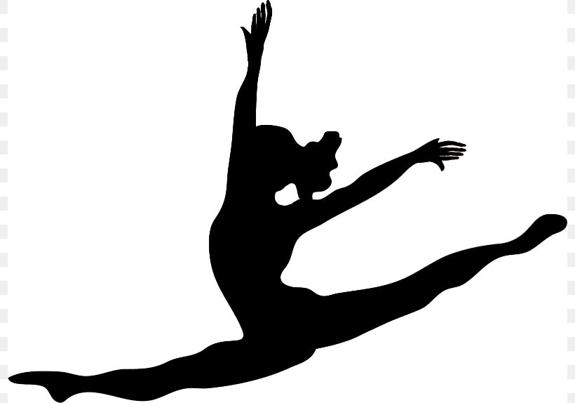 Ballet Dancer Silhouette Jazz Dance Clip Art, PNG, 798x574px.