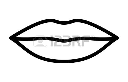 6277 Lips free clipart.