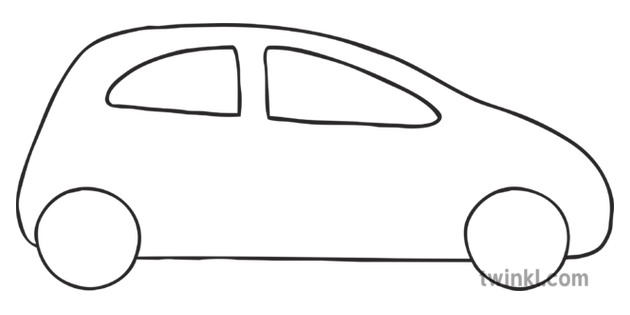 How To Draw A Car Step 3 Art and Design Vehicles KS1 Black.