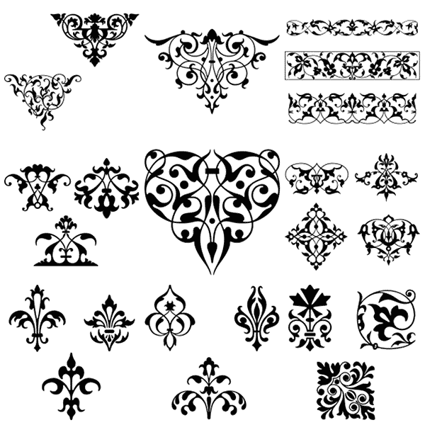 Gorgeous Free Vintage Frames Borders & Ornaments II.