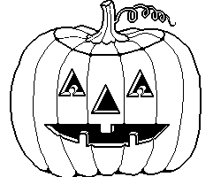 Black and white halloween pumpkin clipart 1 » Clipart Portal.