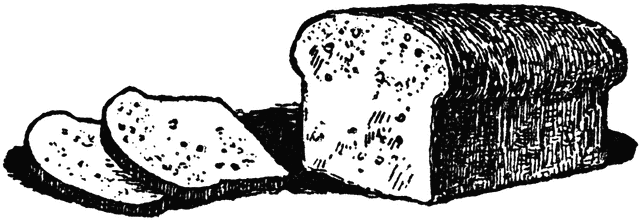 Bread Clip Art Black And White.