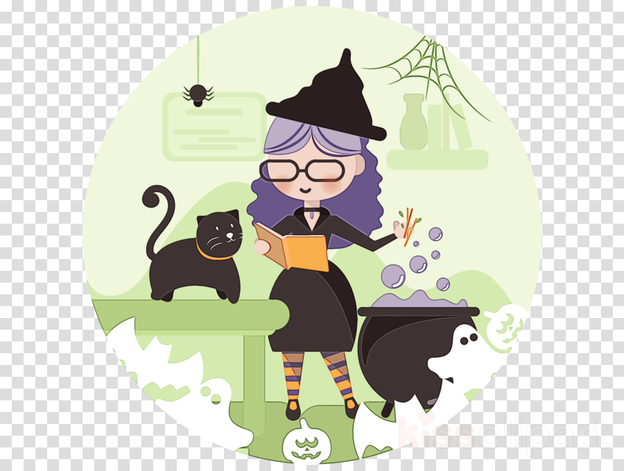 cartoon black cat cat clipart.