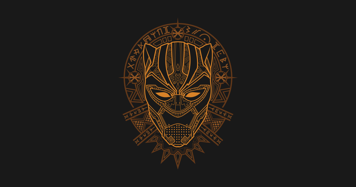 Black Panther Shirt by tinman888.