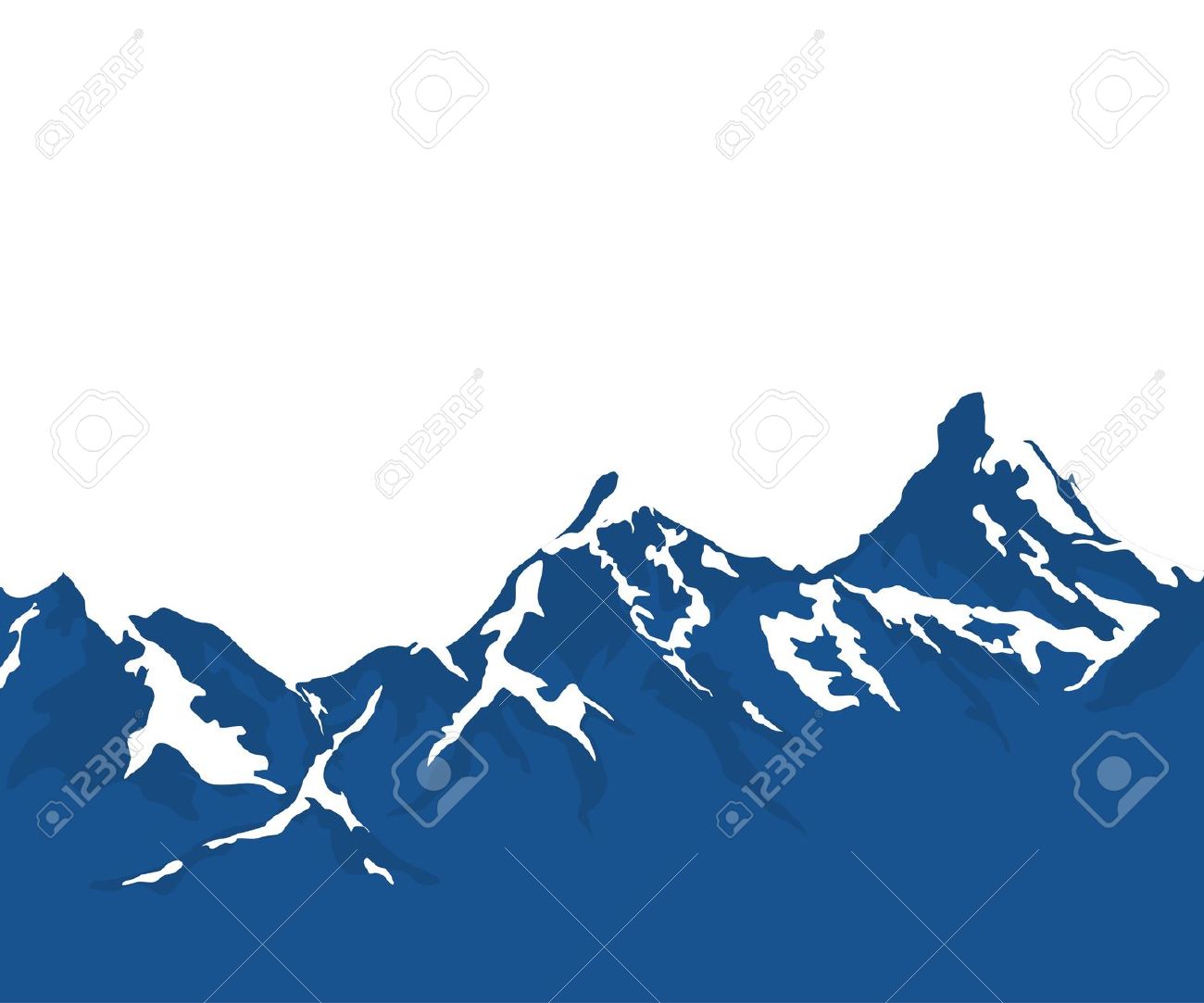 Blue Mountain Clip Art.