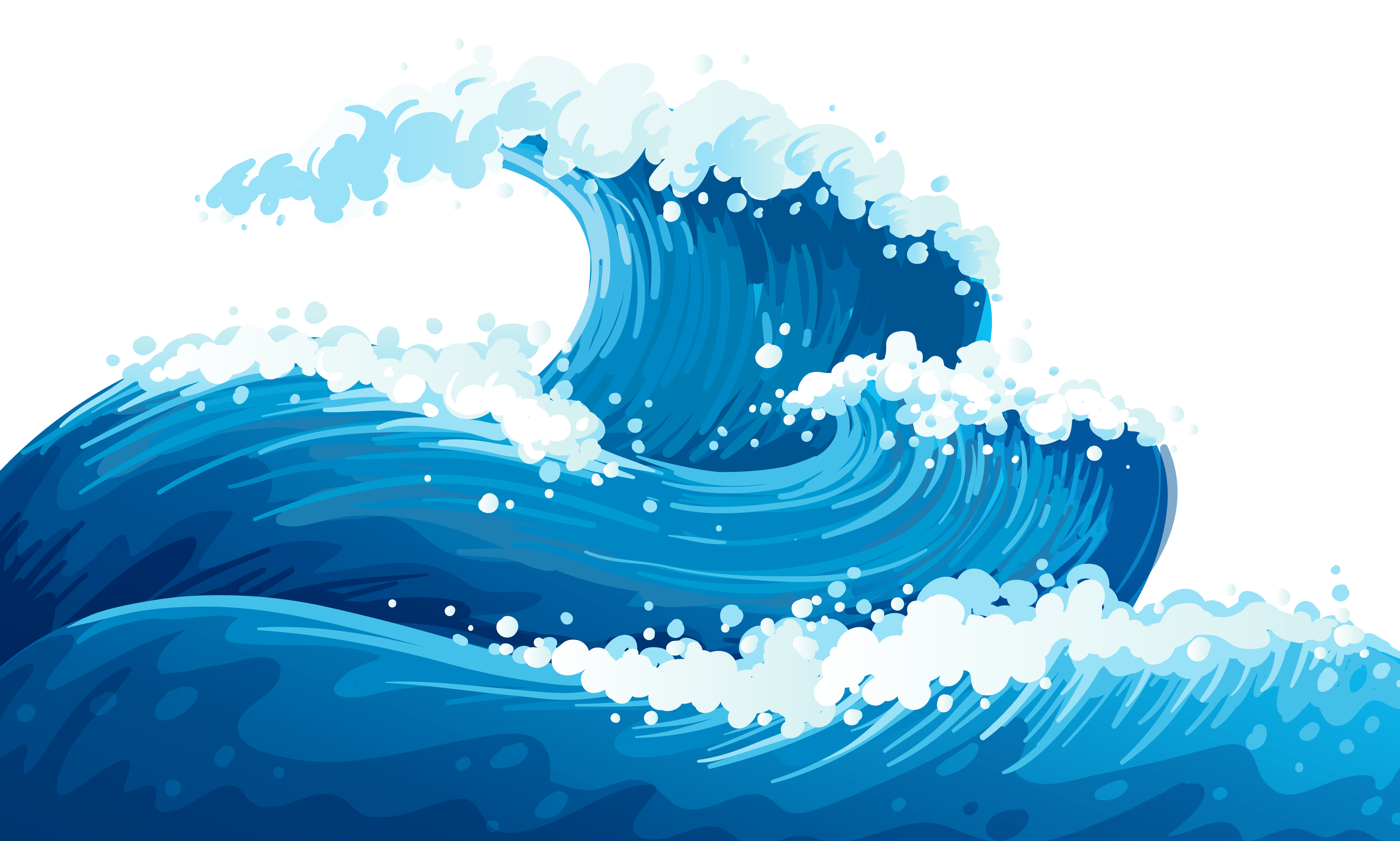 Blue Sea Clipart.