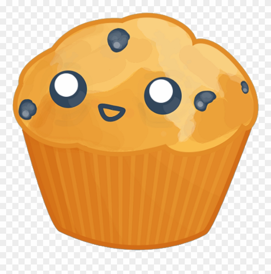 Muffin Cute Kawaii Chocolate Blueberry Freetoedit.