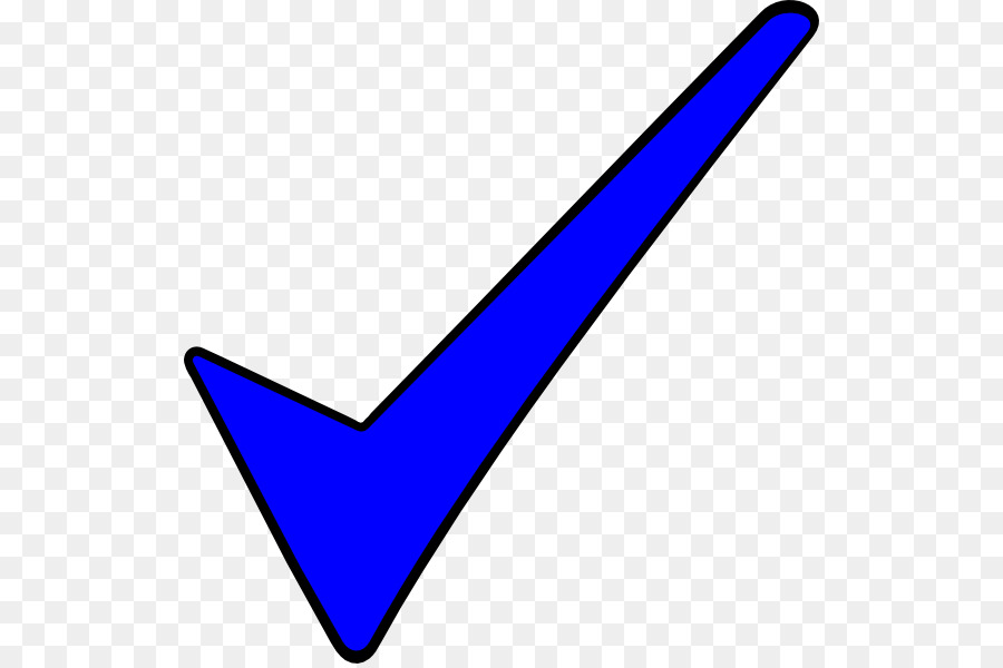 Blue Check Mark clipart.