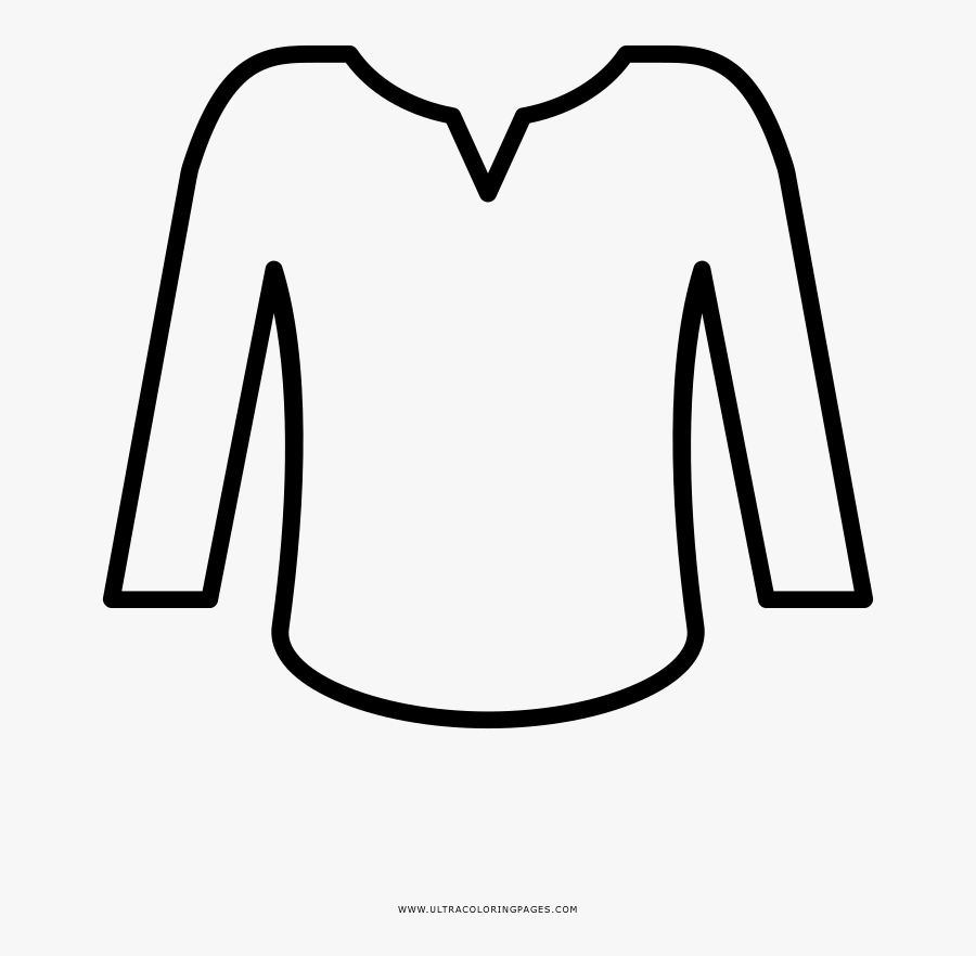 Blouse Coloring Page.