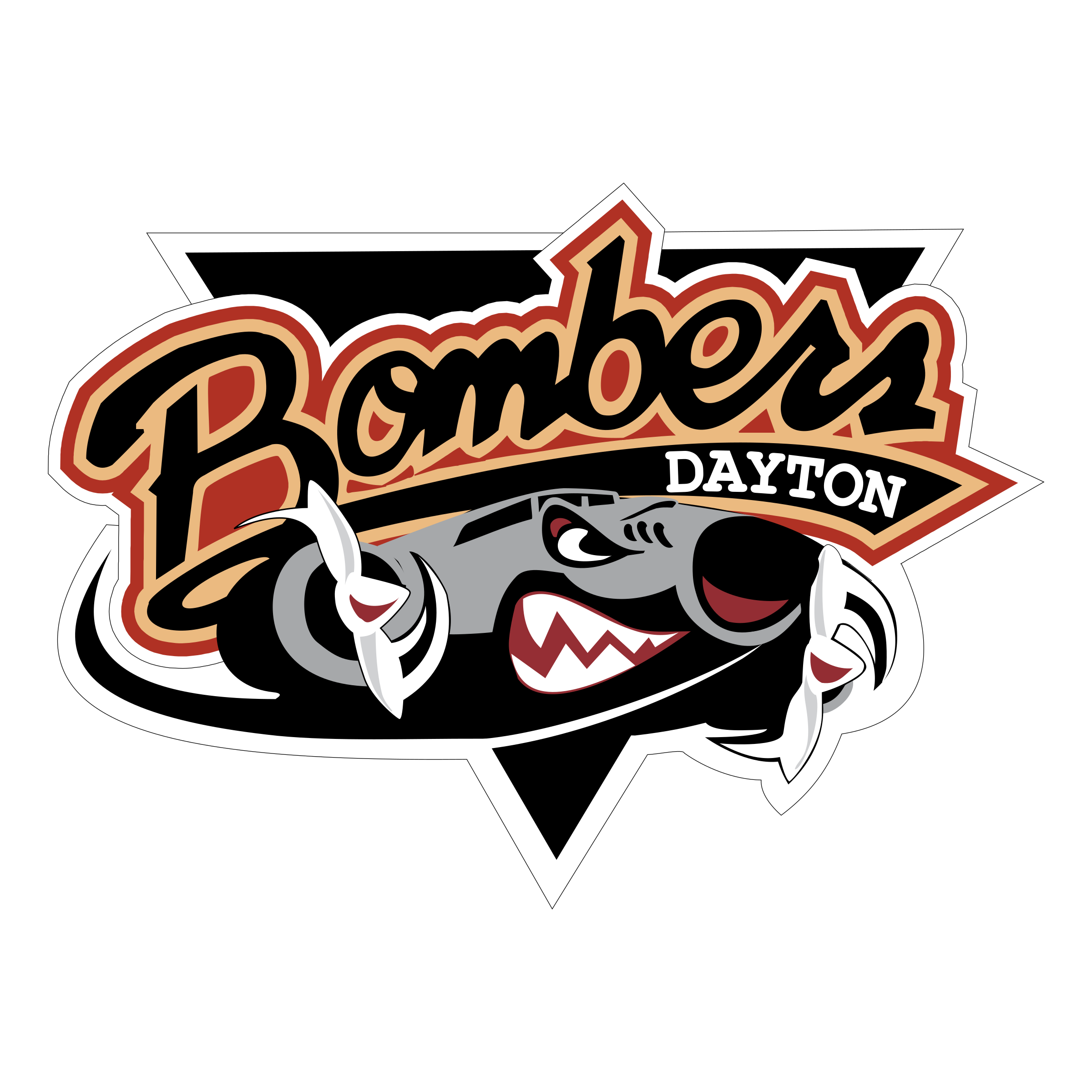 Dayton Bombers Logo PNG Transparent & SVG Vector.