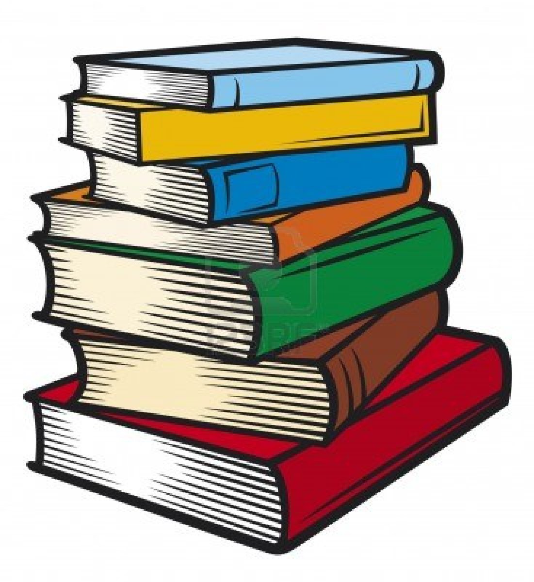 stack Pile of books clipart jpg.