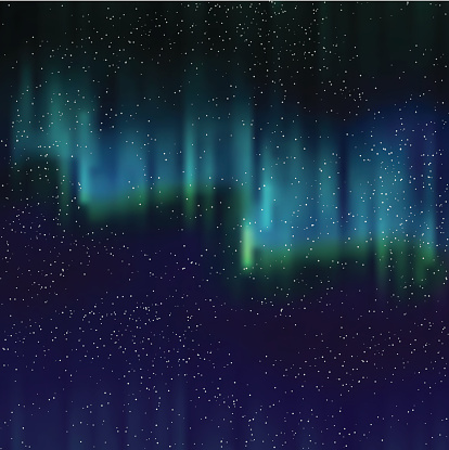 Aurora Borealis Clip Art.